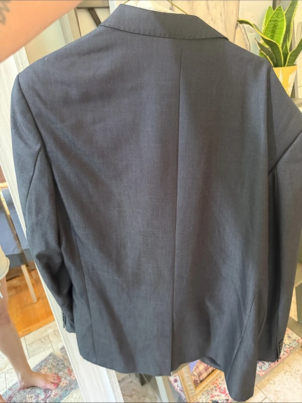 Tailored Navy Men's Suit Jacket